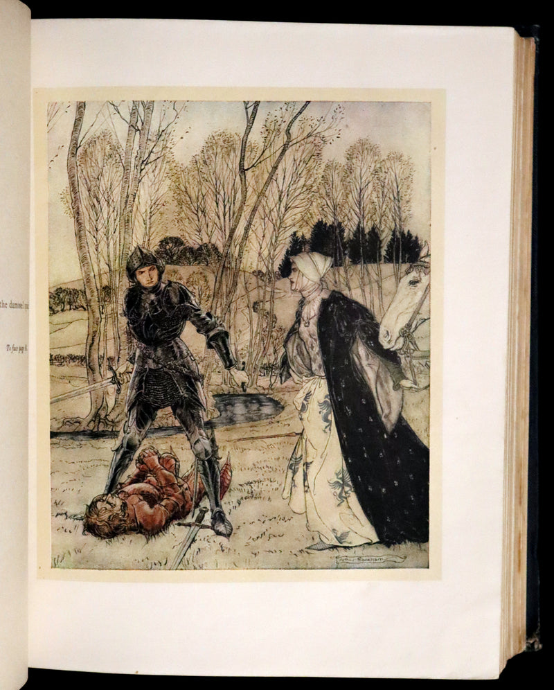 1917 Rare First Edition Book - The Romance of King Arthur and His Knights of the Round Table illustrated by RACKHAM.
