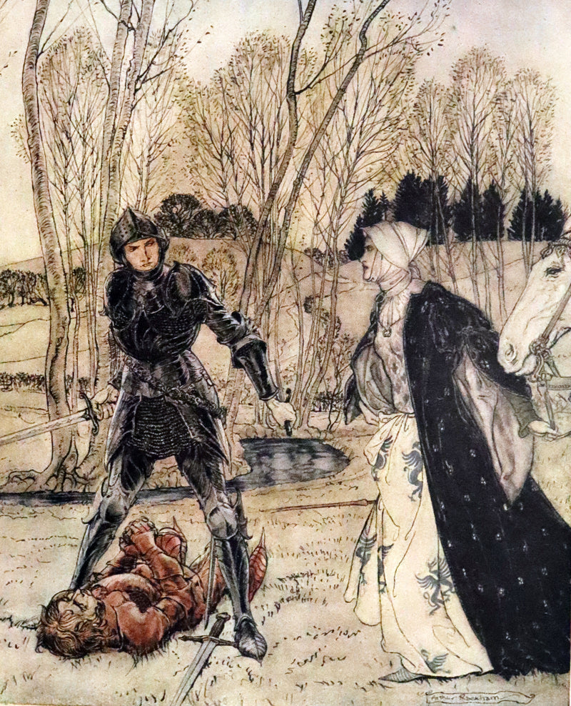 1917 Rare First Edition Book - The Romance of King Arthur and His Knights of the Round Table illustrated by RACKHAM.