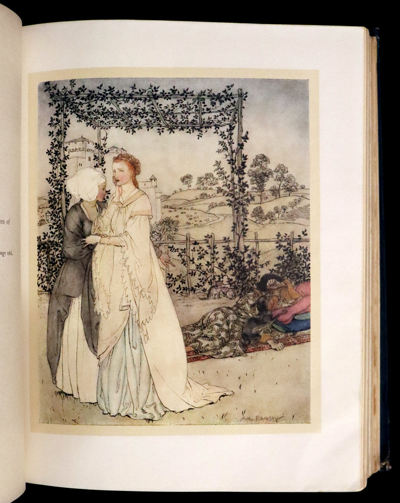 1917 Rare First Edition Book - The Romance of King Arthur and His Knights of the Round Table illustrated by RACKHAM.