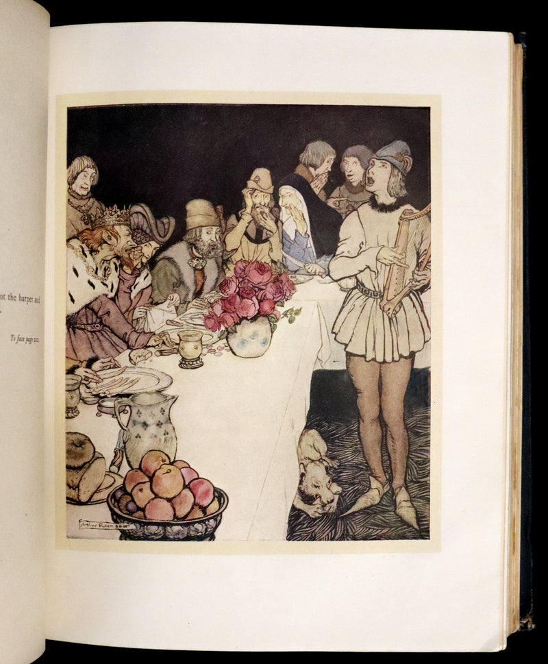 1917 Rare First Edition Book - The Romance of King Arthur and His Knights of the Round Table illustrated by RACKHAM.