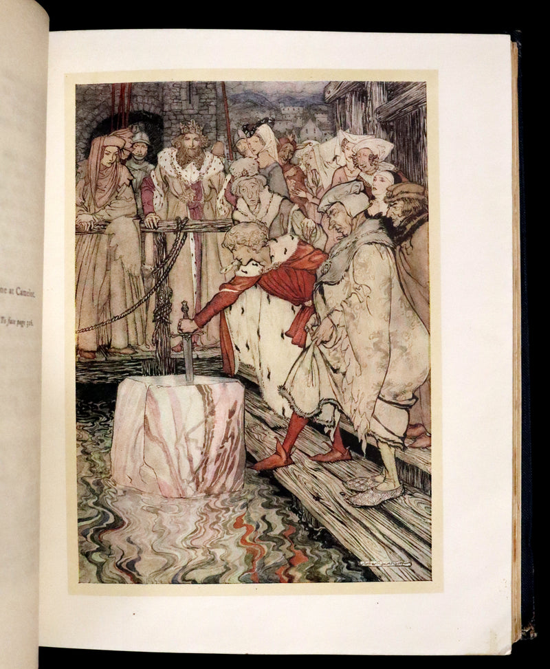 1917 Rare First Edition Book - The Romance of King Arthur and His Knights of the Round Table illustrated by RACKHAM.