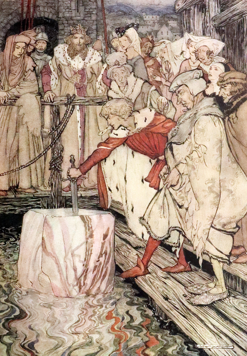 1917 Rare First Edition Book - The Romance of King Arthur and His Knights of the Round Table illustrated by RACKHAM.