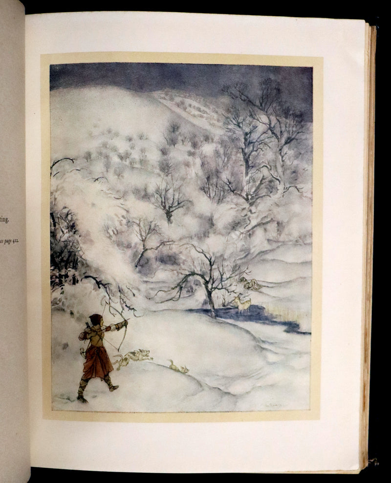 1917 Rare First Edition Book - The Romance of King Arthur and His Knights of the Round Table illustrated by RACKHAM.