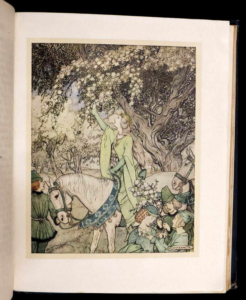 1917 Rare First Edition Book - The Romance of King Arthur and His Knights of the Round Table illustrated by RACKHAM.