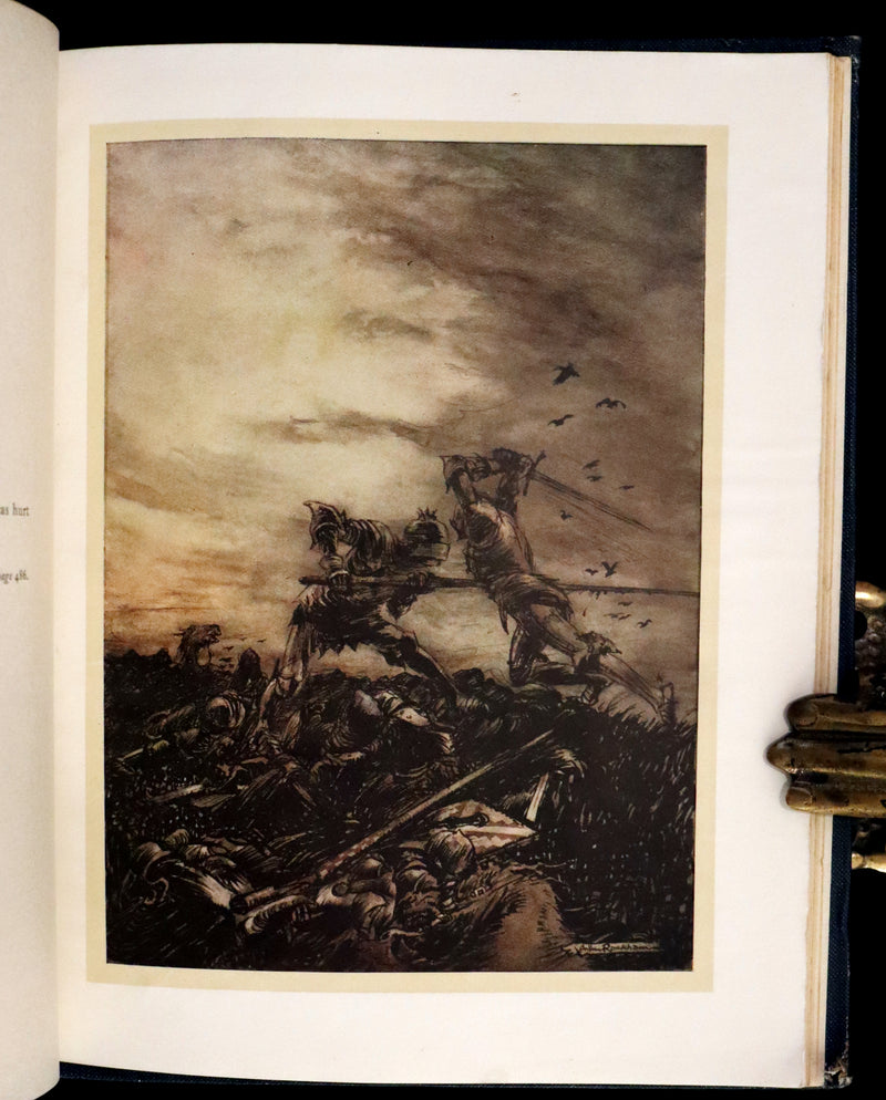 1917 Rare First Edition Book - The Romance of King Arthur and His Knights of the Round Table illustrated by RACKHAM.
