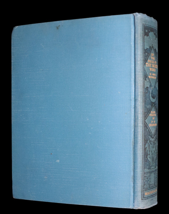 1924 Rare First Edition - AT THE BACK OF THE NORTH WIND Illustrated by Francis Donkin Bedford.