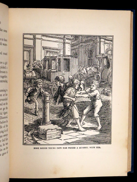 1924 Rare First Edition - AT THE BACK OF THE NORTH WIND Illustrated by Francis Donkin Bedford.