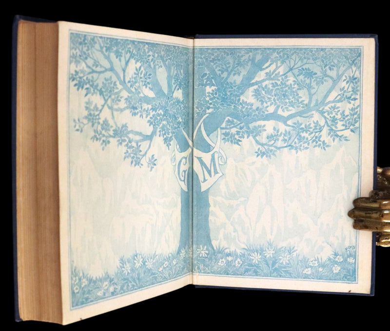 1924 Rare First Edition - AT THE BACK OF THE NORTH WIND Illustrated by Francis Donkin Bedford.