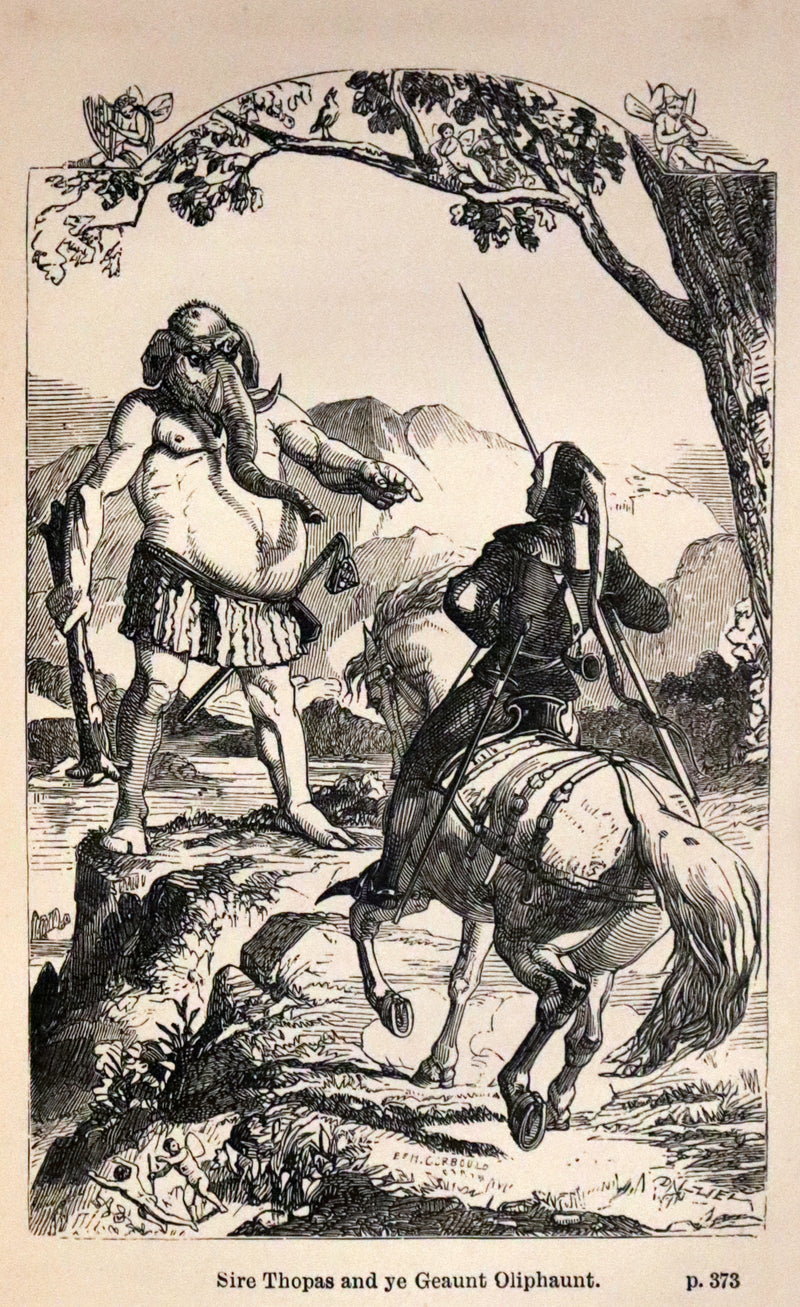 1880 Rare Victorian Book - The Canterbury Tales by Chaucer illustrated by Corbould.