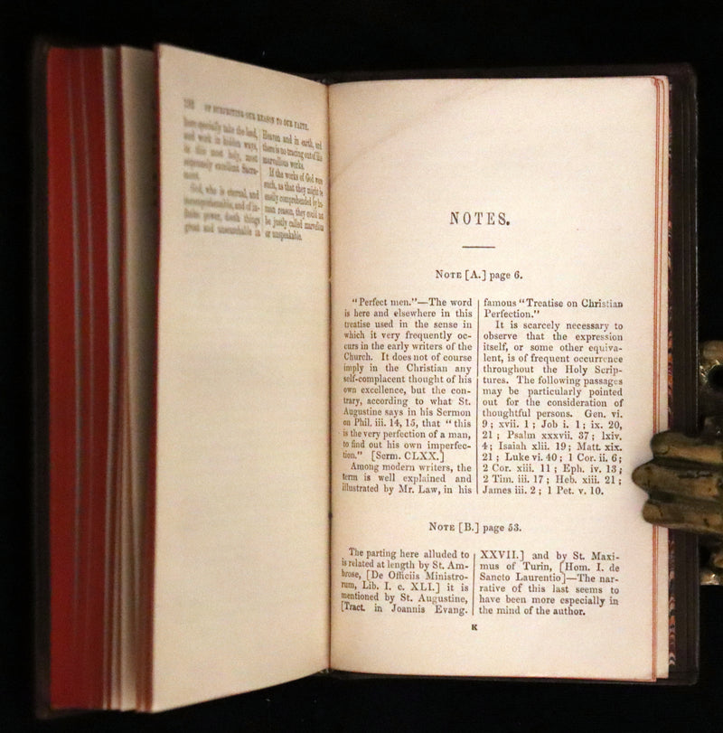 1866 Rare Book in a Nice Morocco binding - Of The Imitation of Christ by Thomas à Kempis. In Four Books.