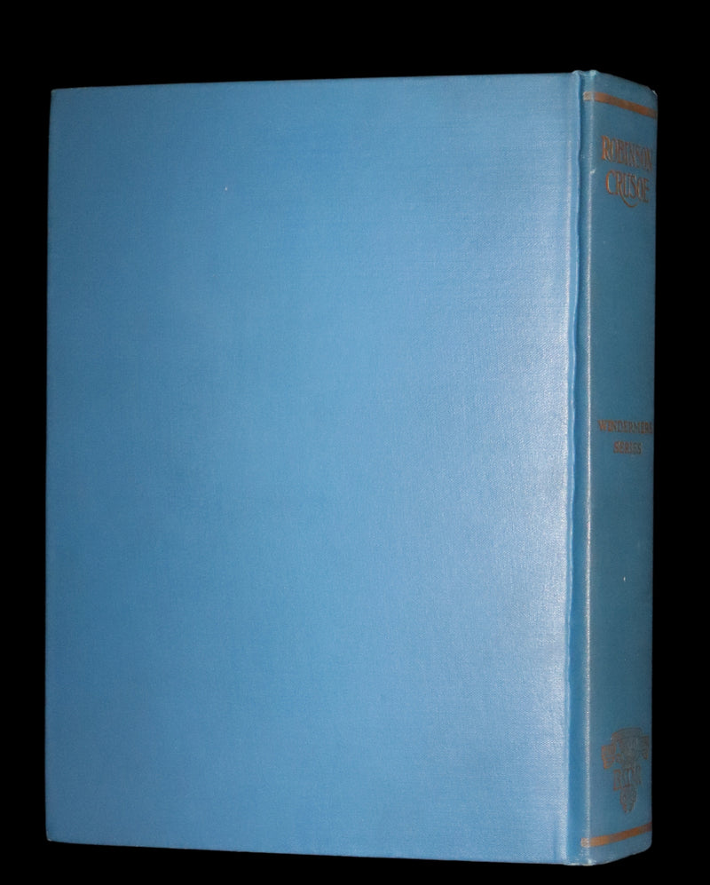 1916 Rare Book - Life and Adventures of Robinson Crusoe by Daniel Defoe. Illustrated by Milo Winter.