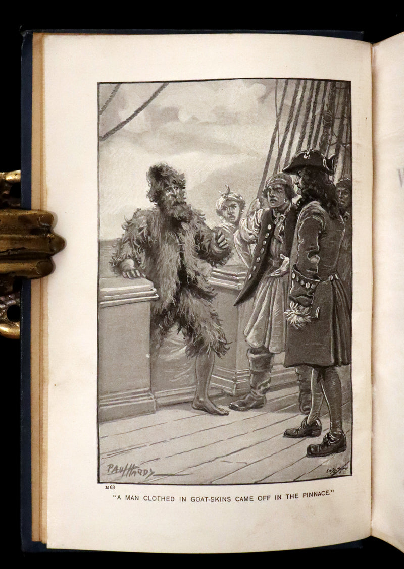 1895 Rare Pirate Book - The Life and Adventures of William Dampier with a History of The Buccaneers of America.