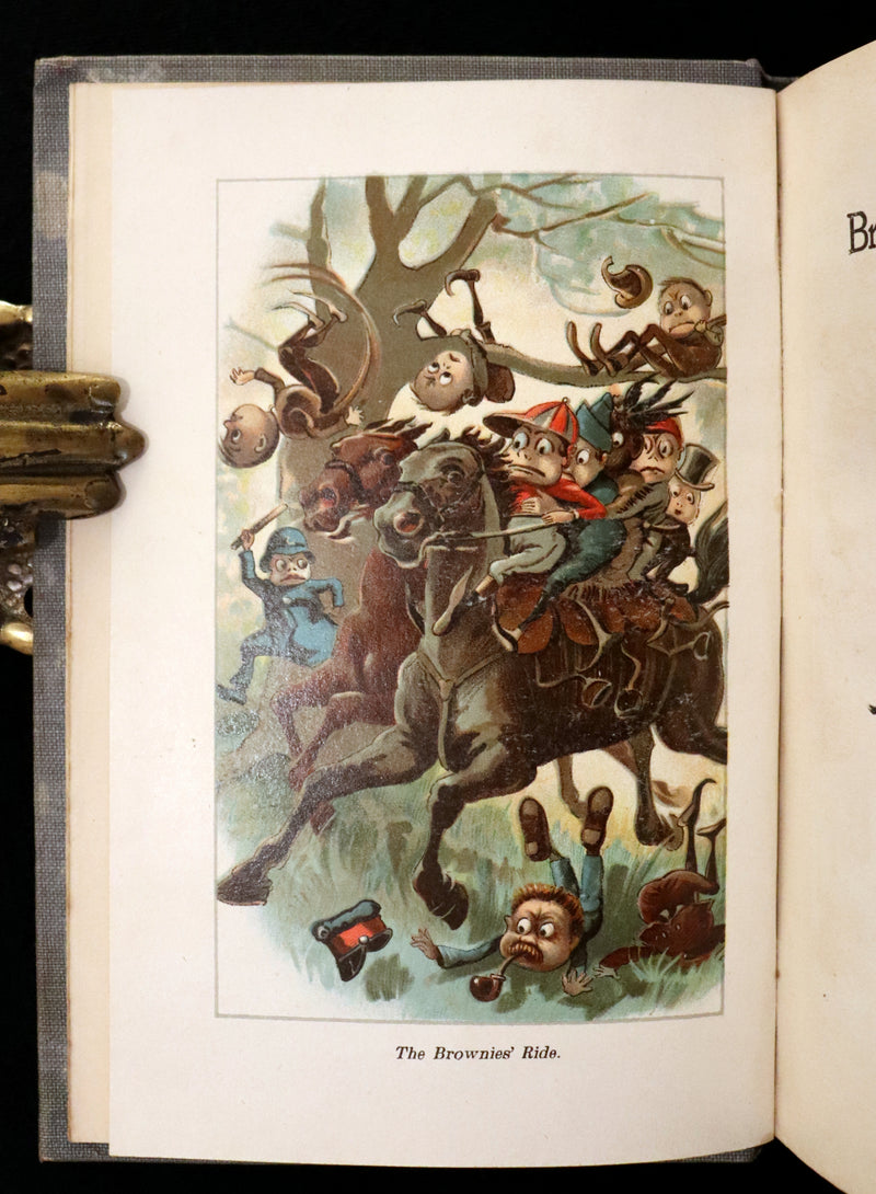1900 Scarce Book ~ Palmer Cox's Fairy Tales - BROWNIES and Other Stories. Illustrated.