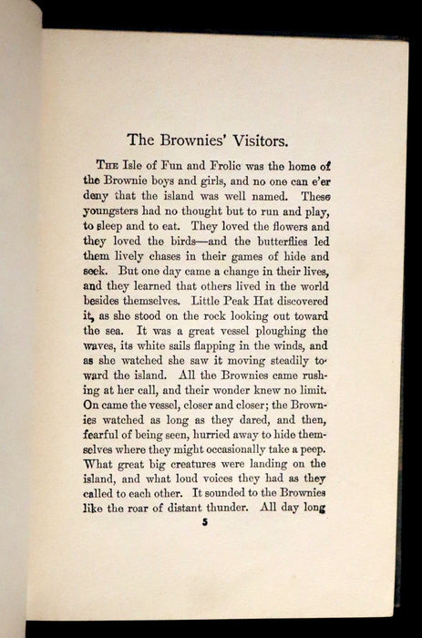 1900 Scarce Book ~ Palmer Cox's Fairy Tales - BROWNIES and Other Stories. Illustrated.