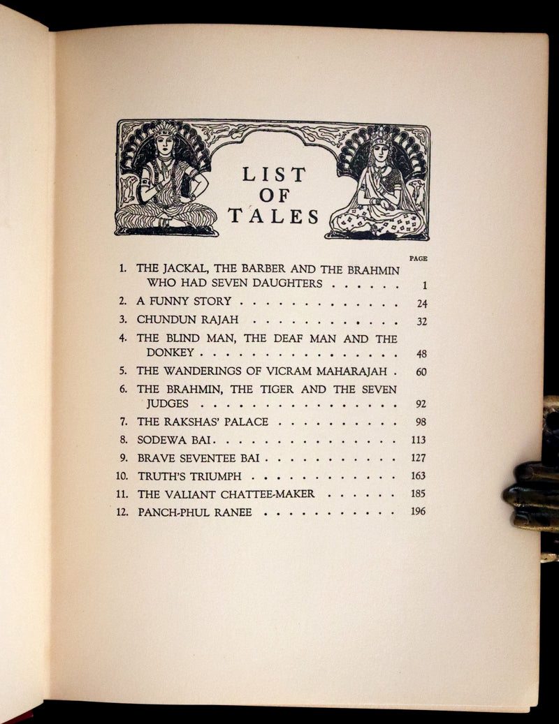 1926 Rare First Edition - Fairy Tales from India edited and illustrated by Katharine Pyle.