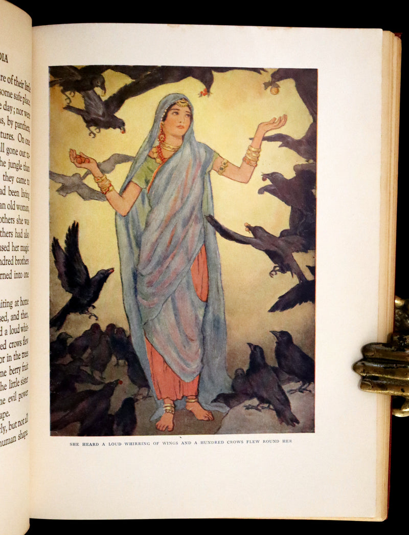 1926 Rare First Edition - Fairy Tales from India edited and illustrated by Katharine Pyle.