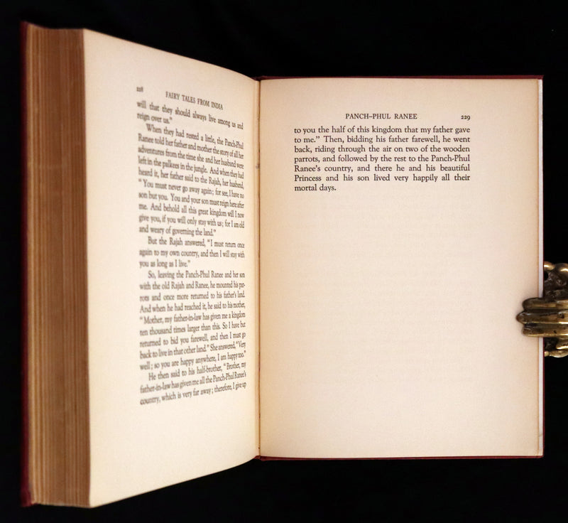 1926 Rare First Edition - Fairy Tales from India edited and illustrated by Katharine Pyle.