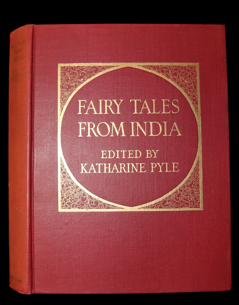 1926 Rare First Edition - Fairy Tales from India edited and illustrated by Katharine Pyle.