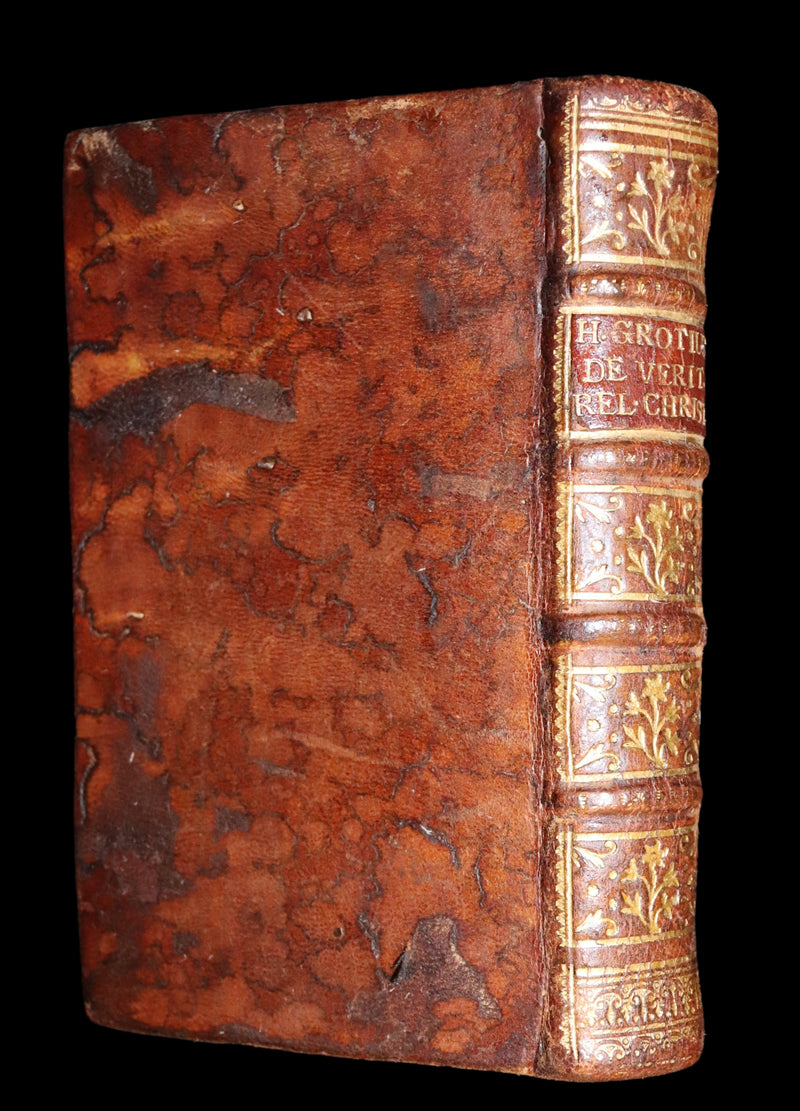 1669 Rare Book - On The Truth of the Christian Religion by Hugo Grotius. De Veritate Religionis Christianae.