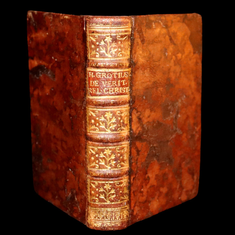 1669 Rare Book - On The Truth of the Christian Religion by Hugo Grotius. De Veritate Religionis Christianae.