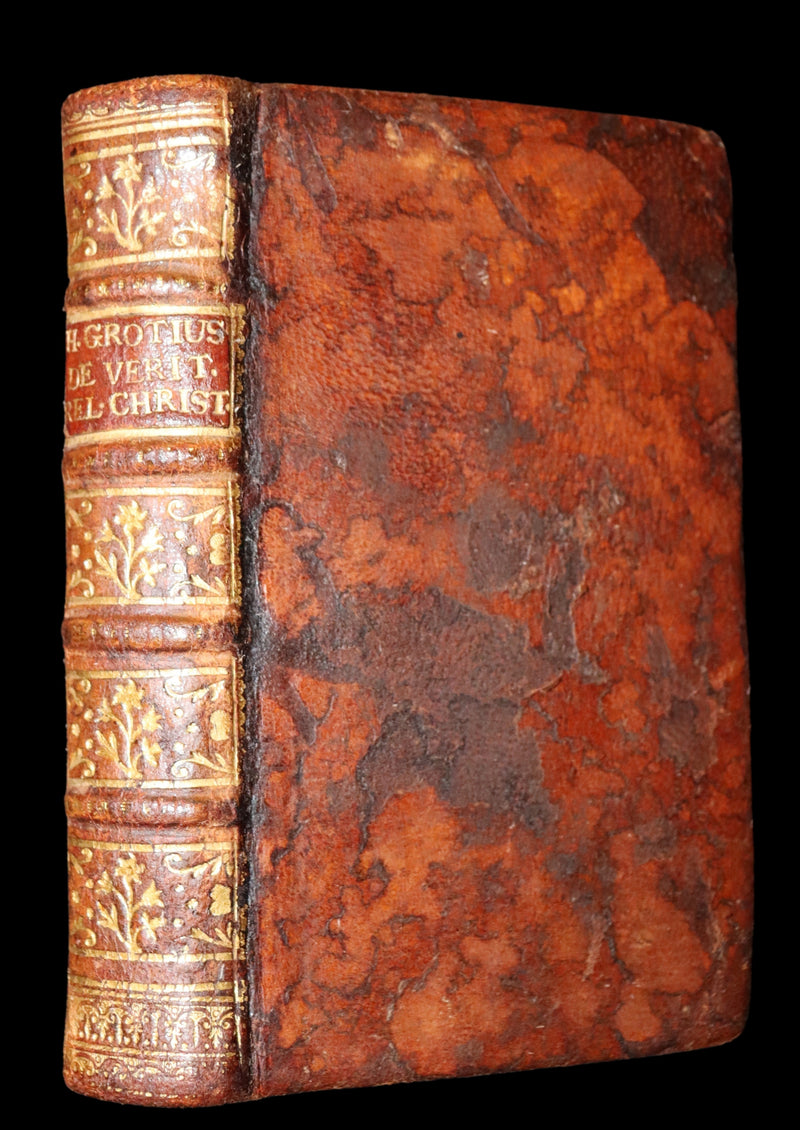 1669 Rare Book - On The Truth of the Christian Religion by Hugo Grotius. De Veritate Religionis Christianae.