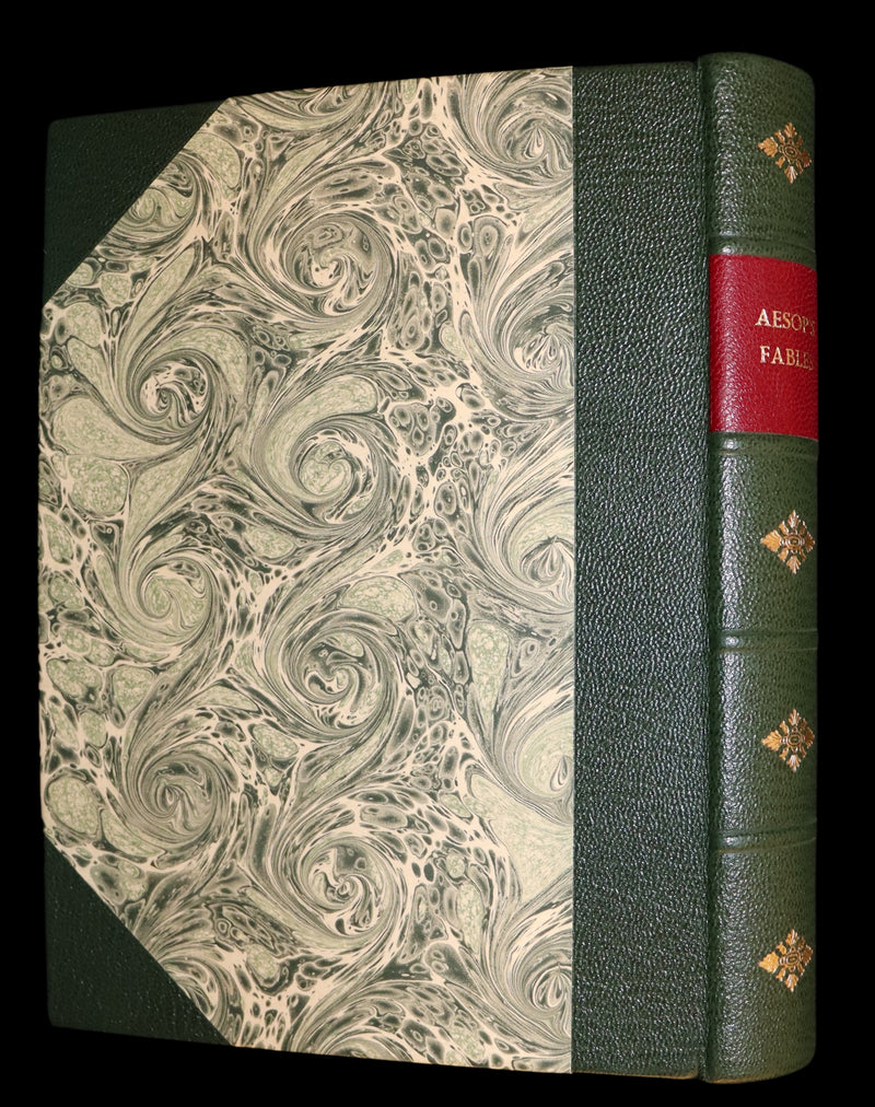 1912 Rare First Edition - AESOP'S FABLES Illustrated by Arthur RACKHAM. Presentation Copy.