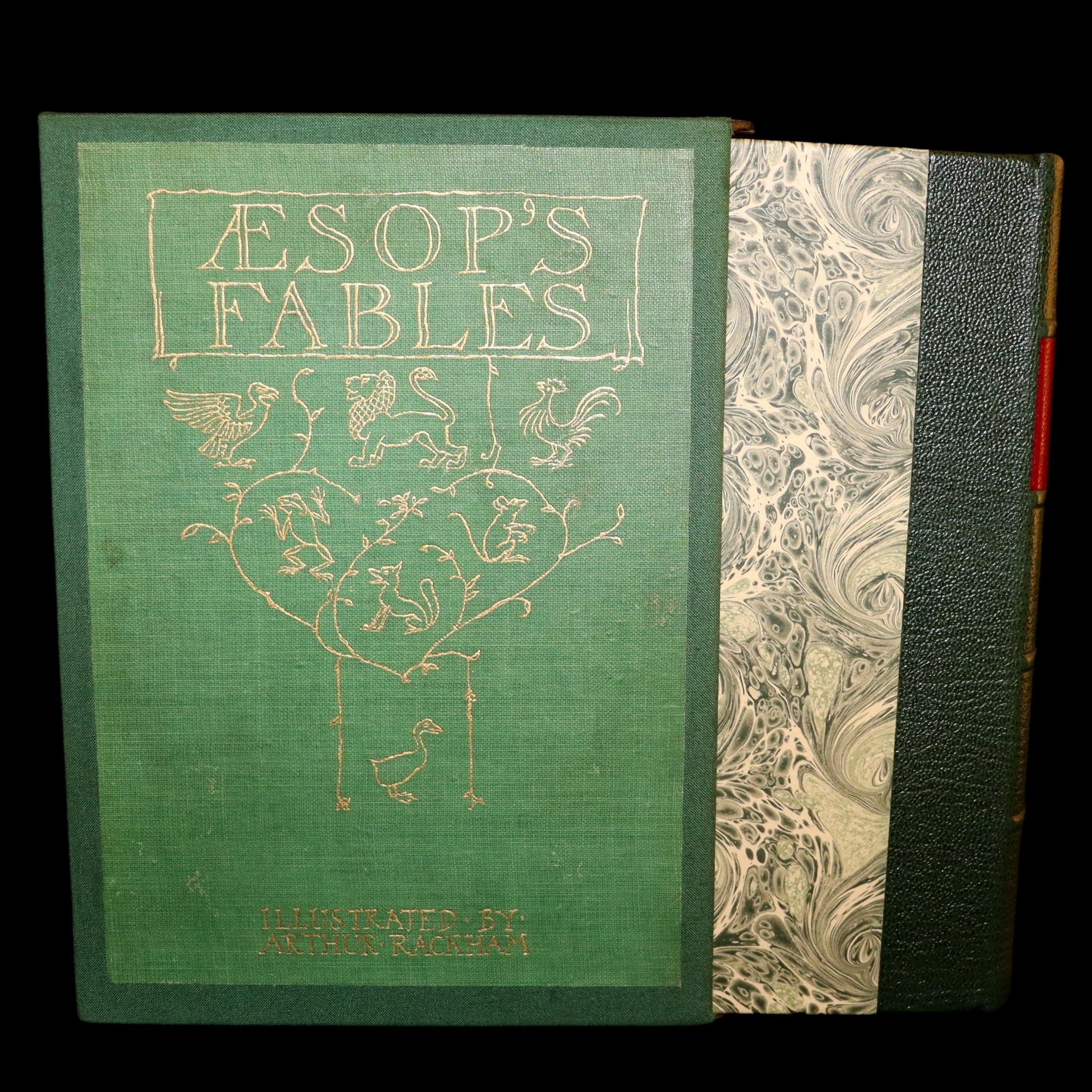 1912 Rare First Edition - AESOP'S FABLES Illustrated by Arthur RACKHAM ...