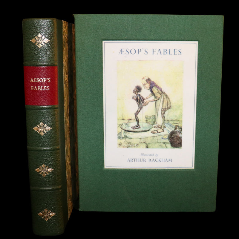 1912 Rare First Edition - AESOP'S FABLES Illustrated by Arthur RACKHAM. Presentation Copy.