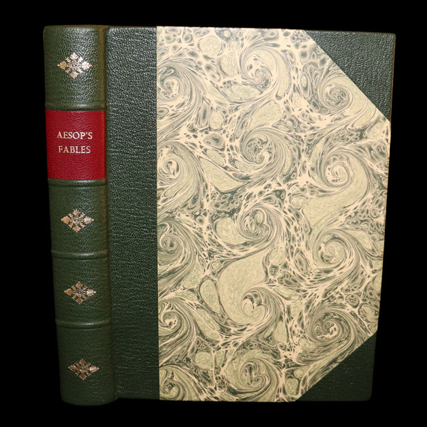 1912 Rare First Edition - AESOP'S FABLES Illustrated by Arthur RACKHAM. Presentation Copy.