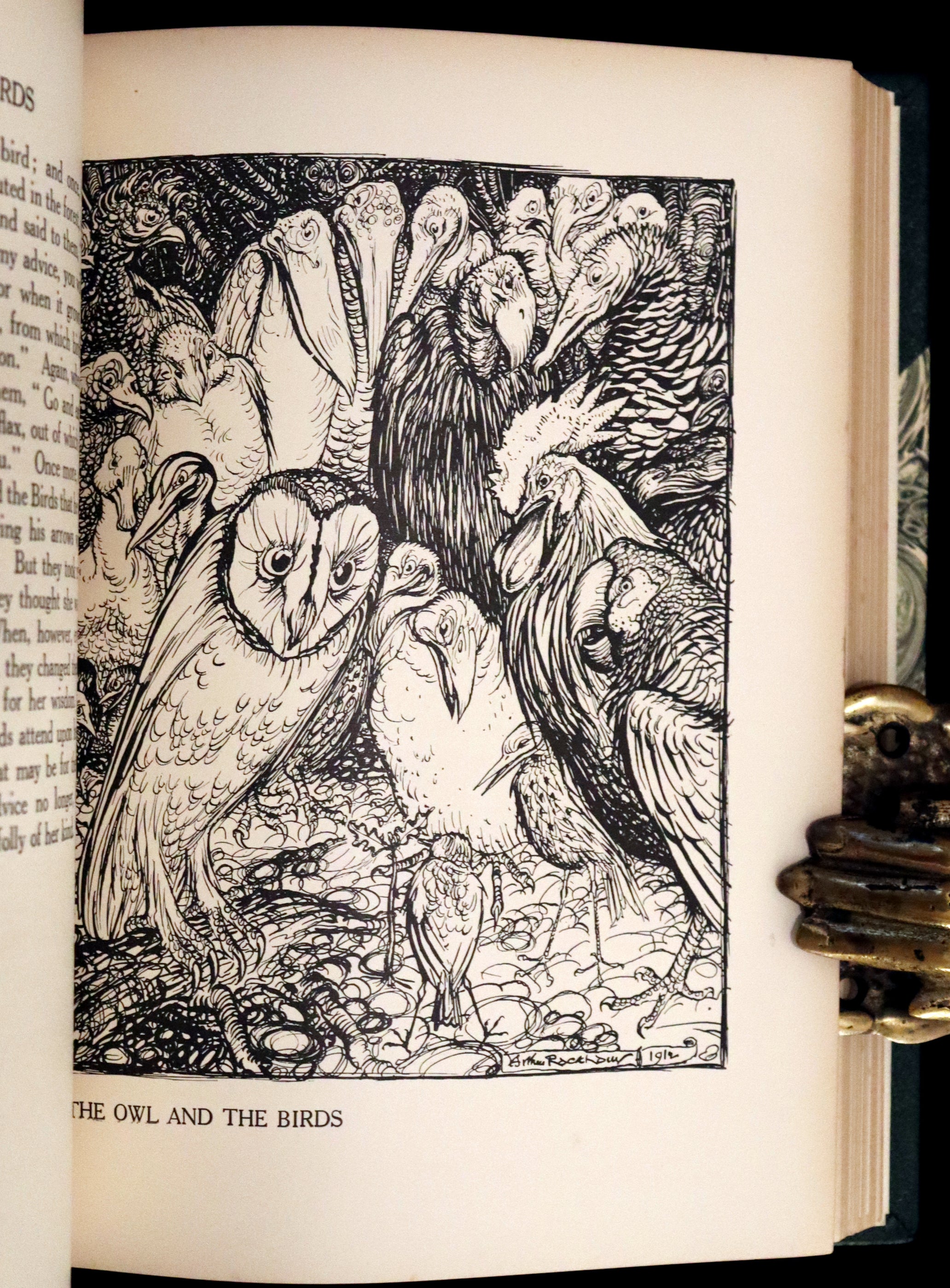 1912 Rare First Edition - AESOP'S FABLES Illustrated by Arthur RACKHAM ...
