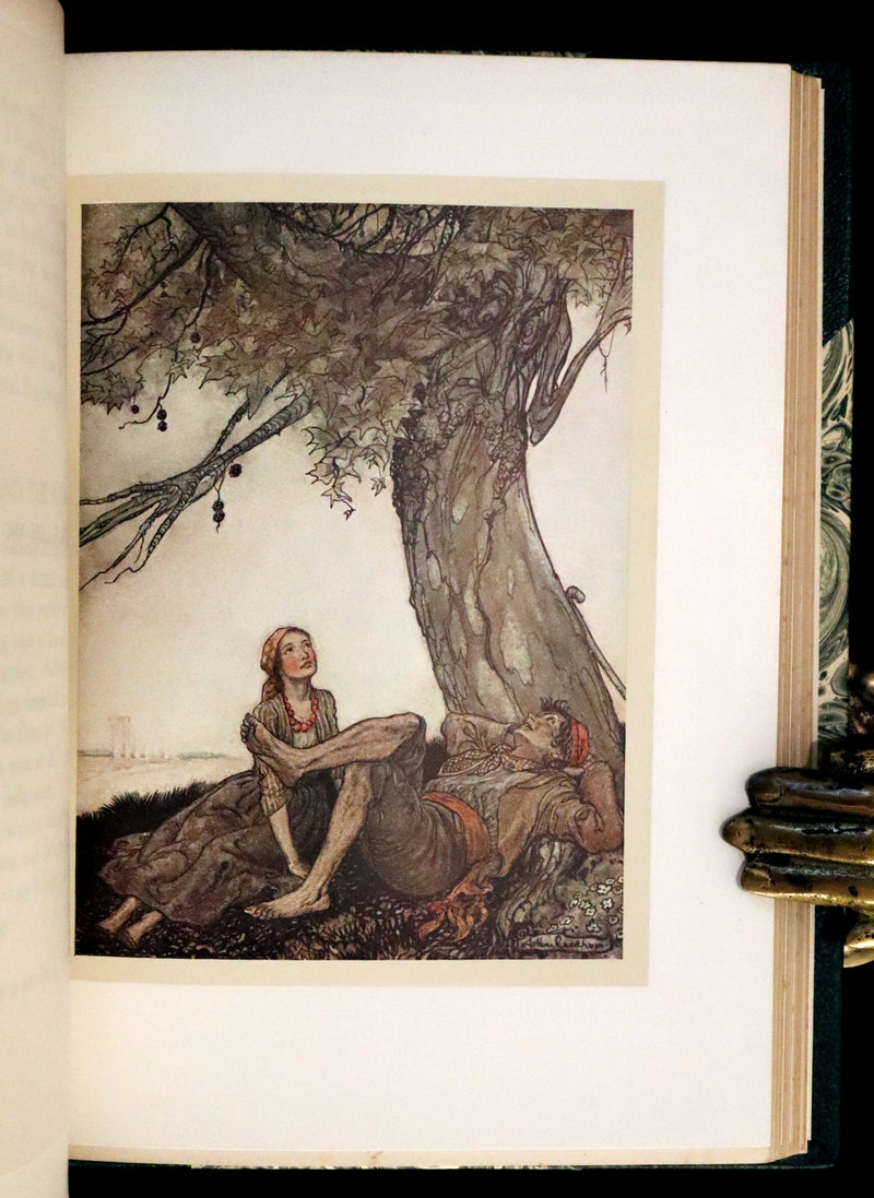 1912 Rare First Edition - AESOP'S FABLES Illustrated by Arthur RACKHAM. Presentation Copy.