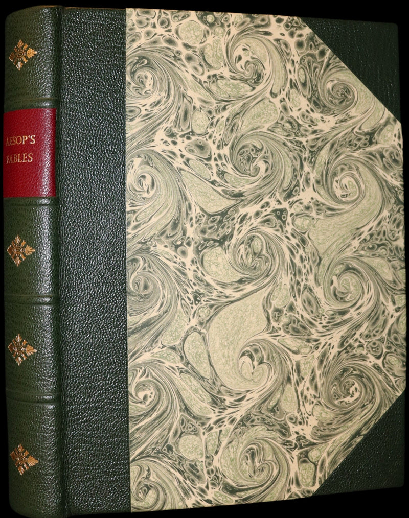 1912 Rare First Edition - AESOP'S FABLES Illustrated by Arthur RACKHAM. Presentation Copy.