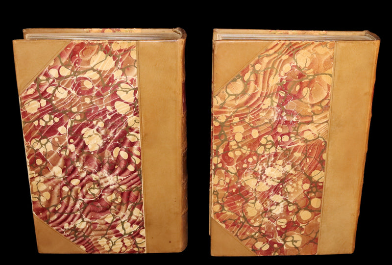 1887 Rare Victorian Book set - LES MISERABLES by Victor Hugo. Illustrated.