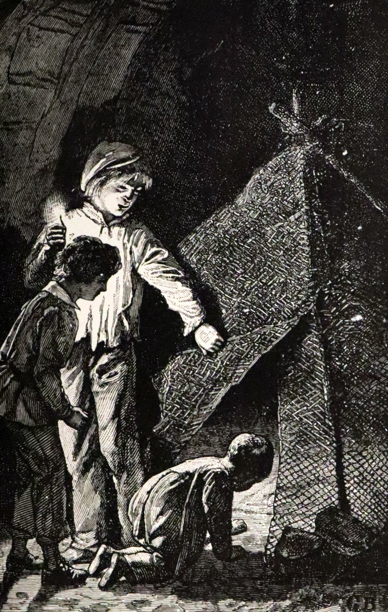 1887 Rare Victorian Book set - LES MISERABLES by Victor Hugo. Illustrated.