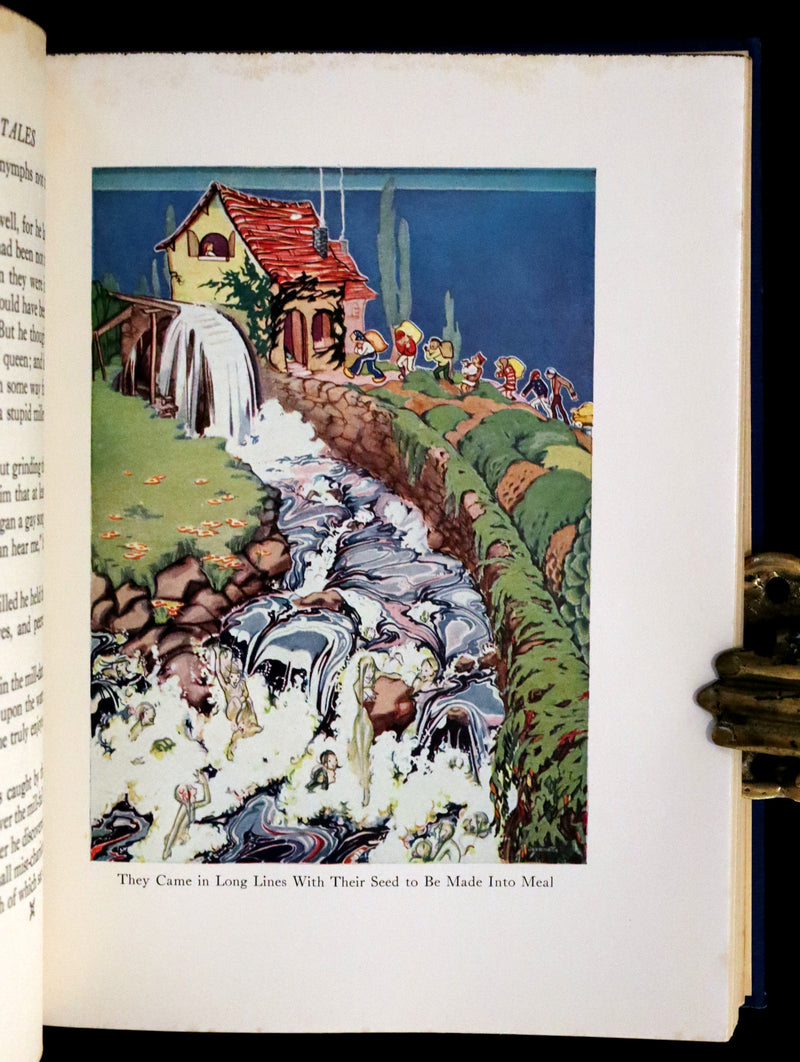 1925 First Edition - Old Swedish Fairy Tales by Anna Wahlenberg Illustrated by Jeannette Berkowitz.