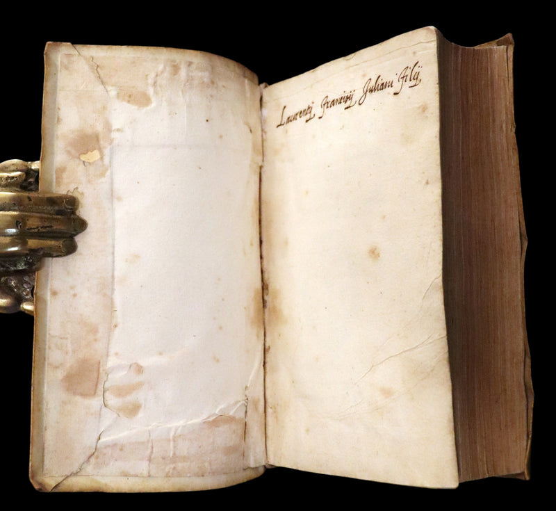 1557 Rare Latin Vellum Book - Polybius - Roman Republic's Histories - Megalopolitani Historiarum.