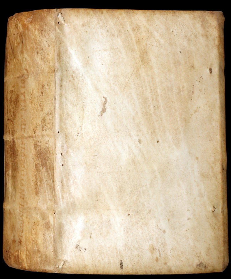 1557 Rare Latin Vellum Book - Polybius - Roman Republic's Histories - Megalopolitani Historiarum.