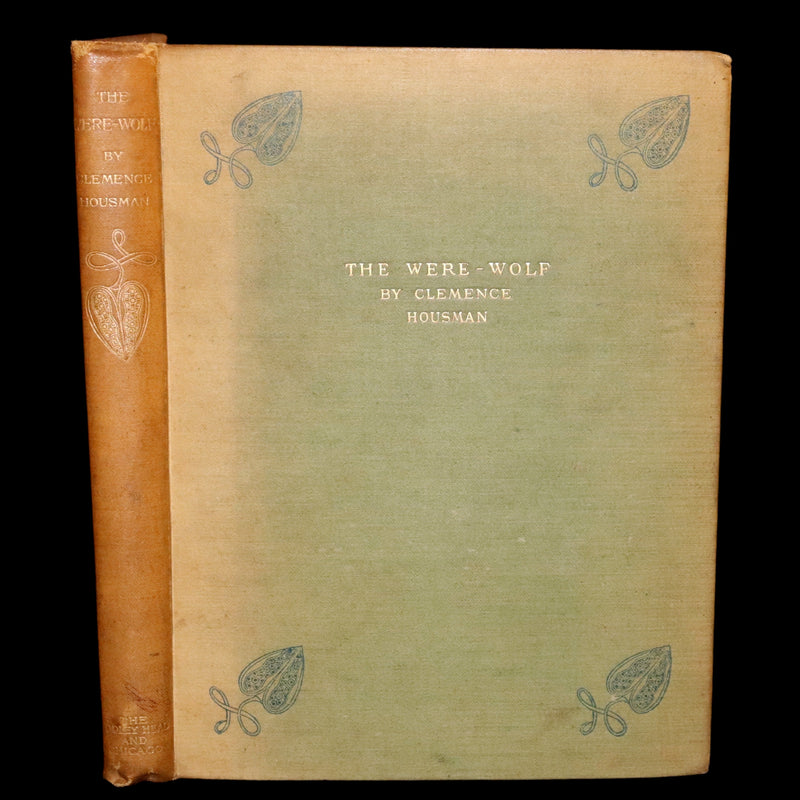 1896 Rare First Edition Book on Werewolves - THE WERE-WOLF by Clemence Housman.