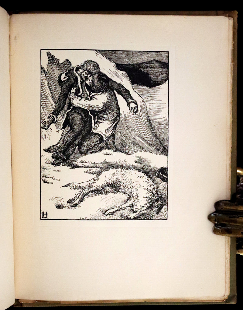 1896 Rare First Edition Book on Werewolves - THE WERE-WOLF by Clemence Housman.