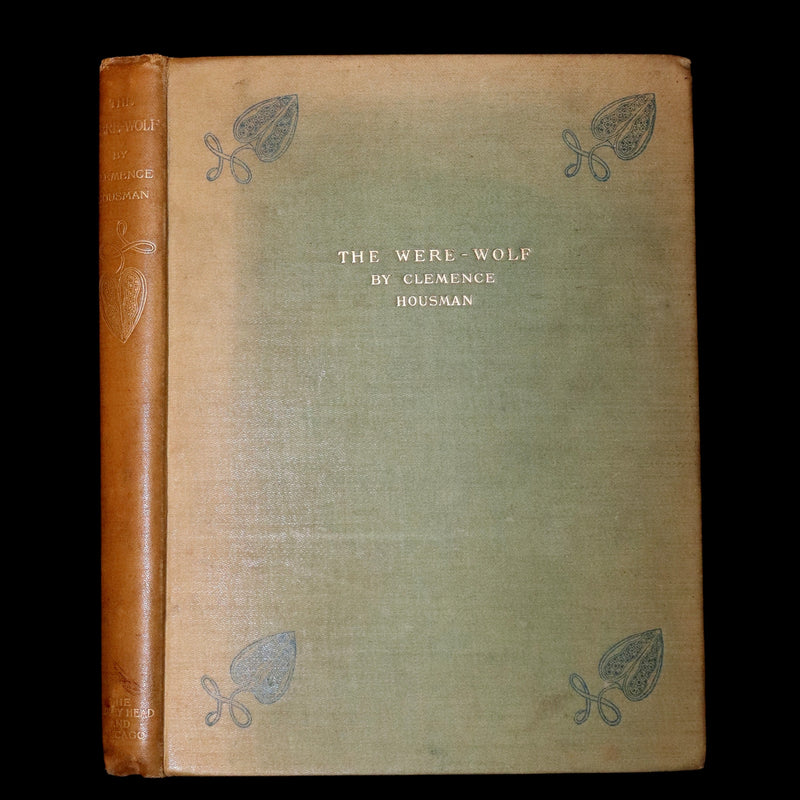 1896 Rare First Edition Book on Werewolves - THE WERE-WOLF by Clemence Housman.