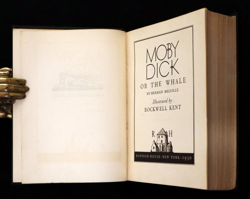 1930 Rare First Edition - MOBY DICK or The Whale by Melville, illustrated by Rockwell Kent.