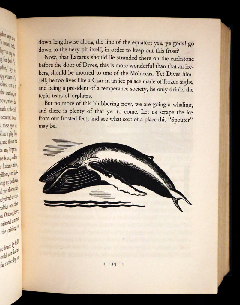 1930 Rare First Edition - MOBY DICK or The Whale by Melville, illustrated by Rockwell Kent.