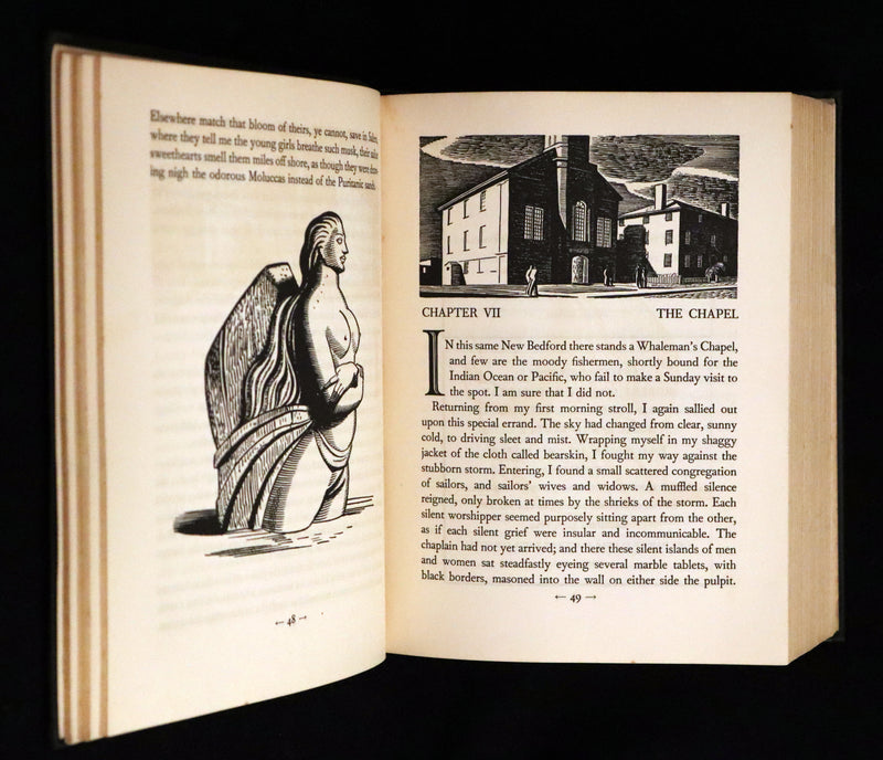 1930 Rare First Edition - MOBY DICK or The Whale by Melville, illustrated by Rockwell Kent.