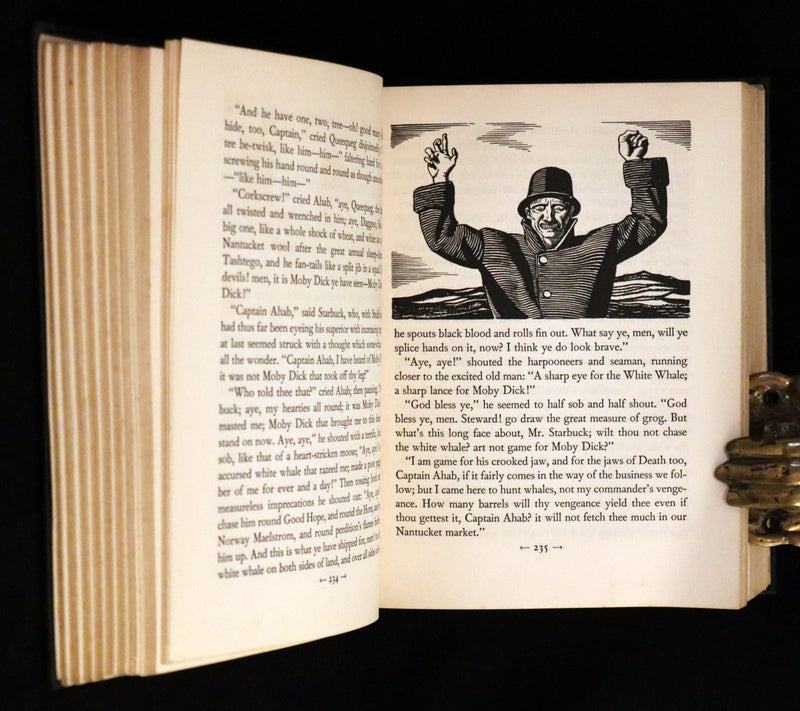 1930 Rare First Edition - MOBY DICK or The Whale by Melville, illustrated by Rockwell Kent.