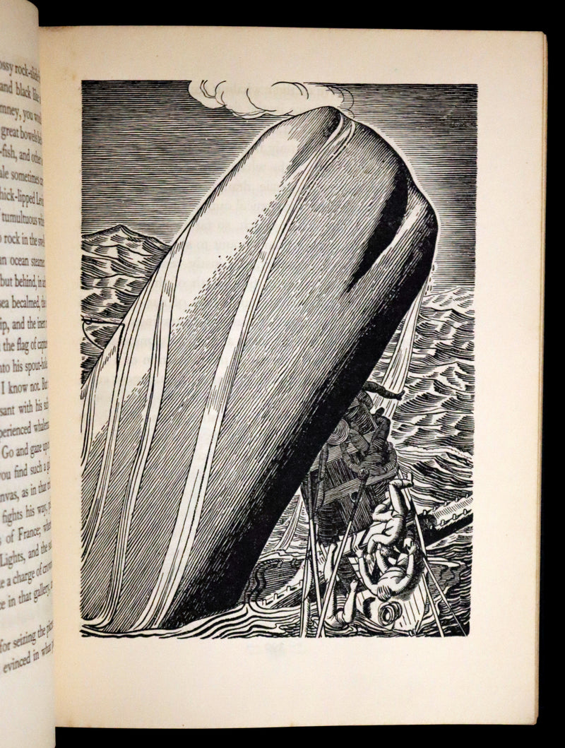 1930 Rare First Edition - MOBY DICK or The Whale by Melville, illustrated by Rockwell Kent.