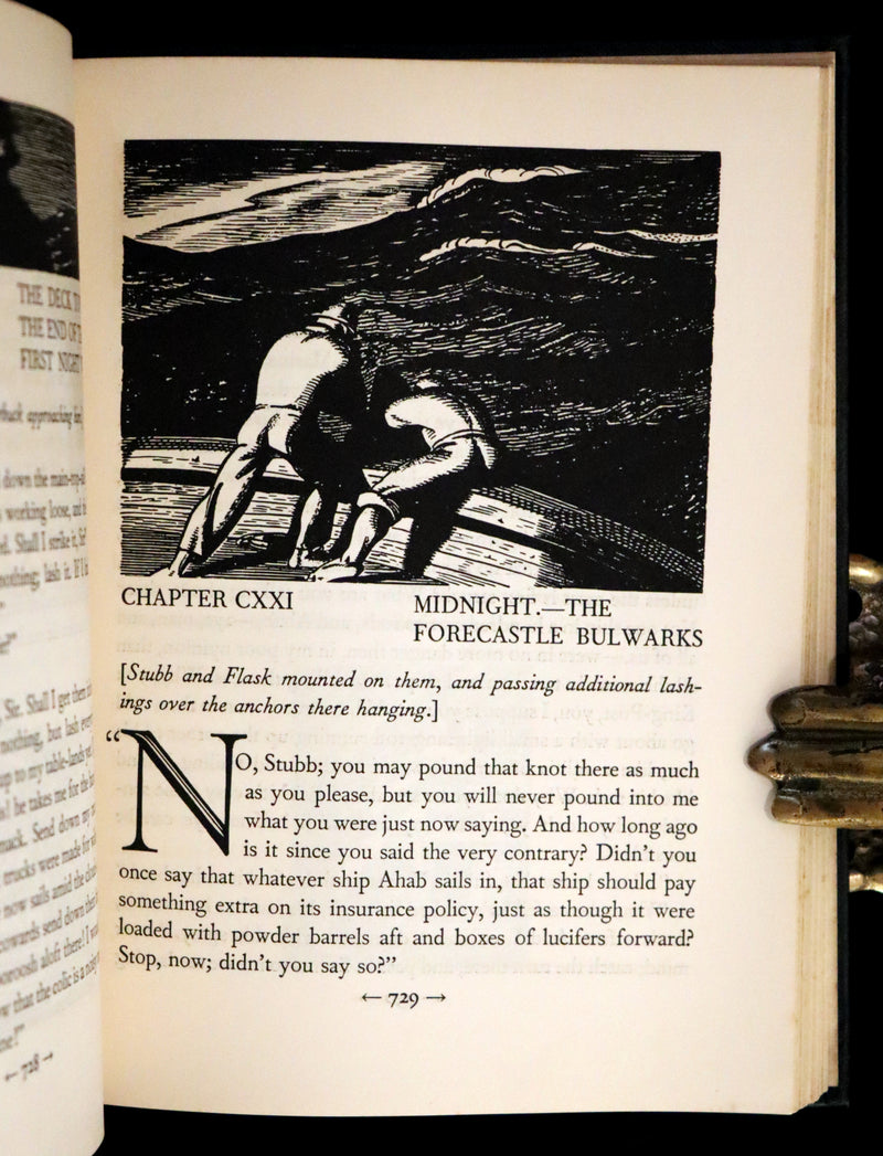 1930 Rare First Edition - MOBY DICK or The Whale by Melville, illustrated by Rockwell Kent.