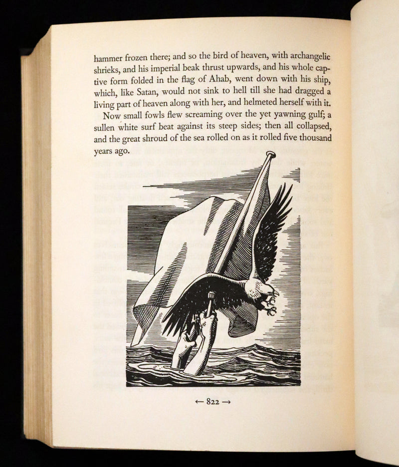 1930 Rare First Edition - MOBY DICK or The Whale by Melville, illustrated by Rockwell Kent.