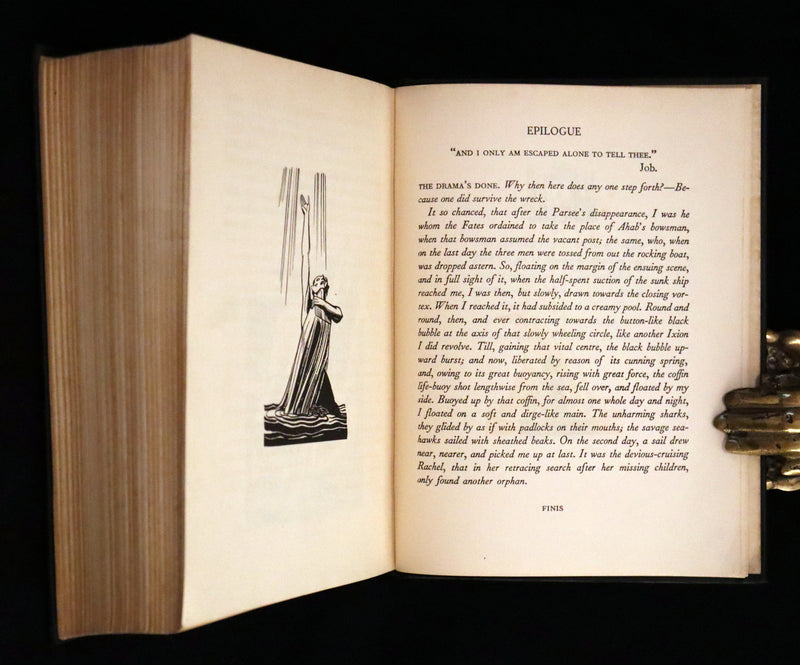 1930 Rare First Edition - MOBY DICK or The Whale by Melville, illustrated by Rockwell Kent.