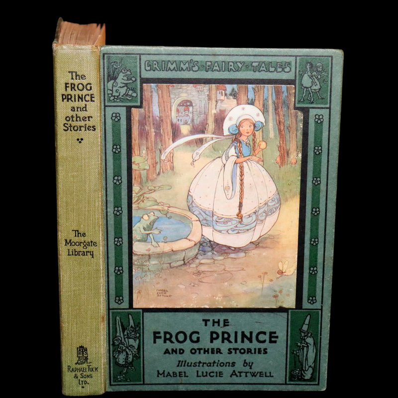 1920 Scarce First Edition - THE FROG PRINCE and Other Stories by Brothers Grimm illustrated by Mabel Lucie Attwell.