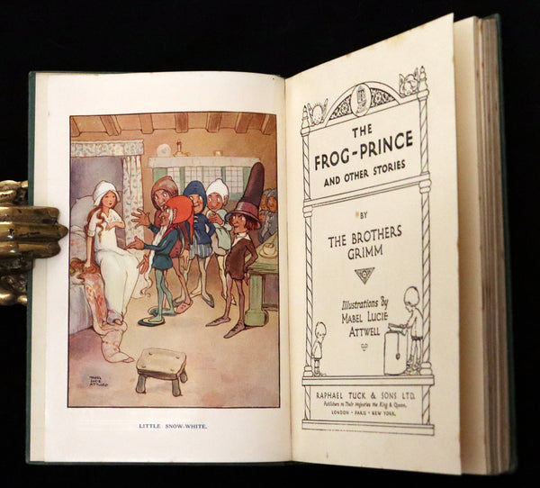 1920 Scarce First Edition - THE FROG PRINCE and Other Stories by Brothers Grimm illustrated by Mabel Lucie Attwell.